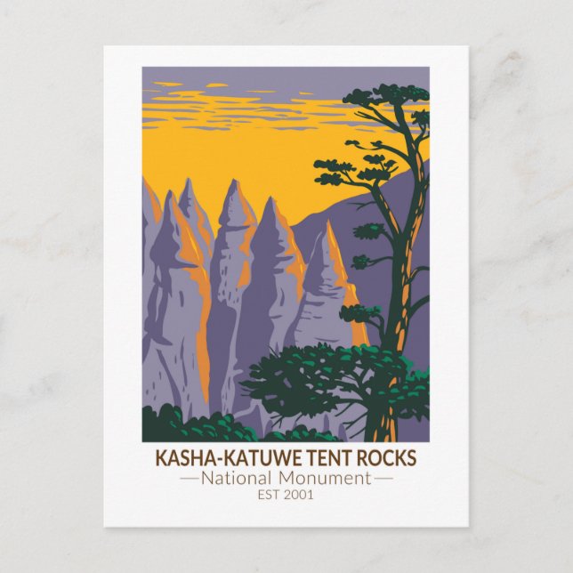 Kasha - Katuwe Tent Rocks National Monument Postcard (Front)