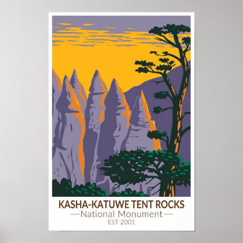 Kasha _ Katuwe Tent Rocks National Monument Poster