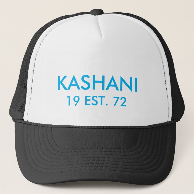 KASHANI 19 Est.72 Trucker Hat (Front)