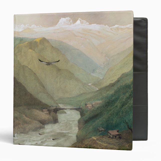 Kashmir, c.1860 3 ring binder (Front/Inside)