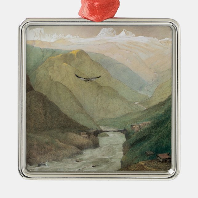 Kashmir, c.1860 metal ornament (Front)