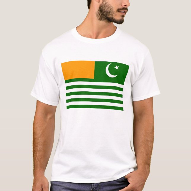 kashmir country flag province region symbol T-Shirt (Front)