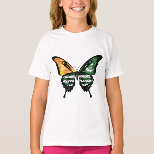 Kashmir Swallowtail Butterfly Flag Sticker T_Shirt