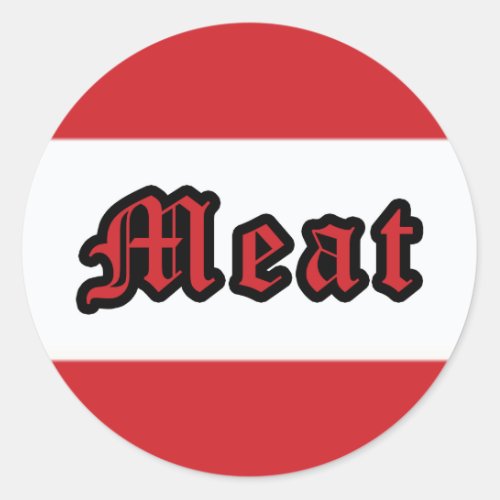 Kashrus Stickers _ Meat