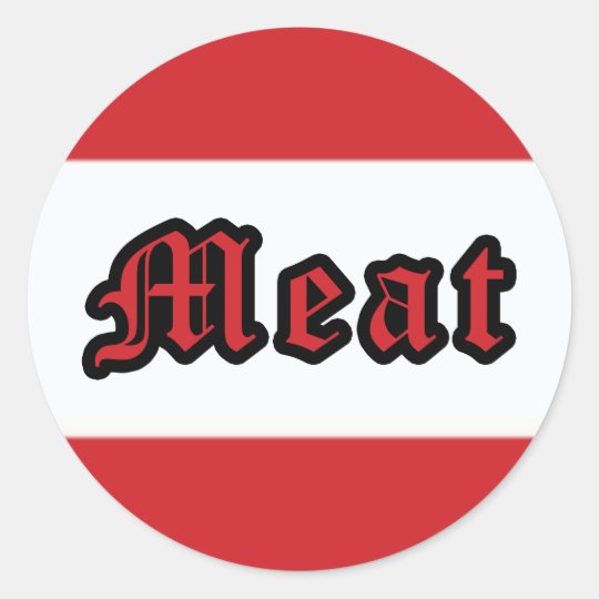 Kashrus Stickers - Meat
