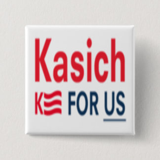 Kasich for Us Logo Pinback Button