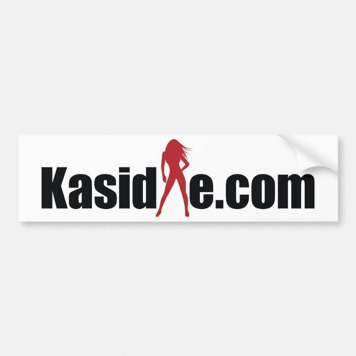 Kasidie Logo Sticker Bumper Sticker