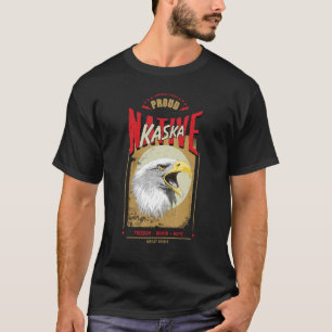 Kaska Native American Eagle Spirit Vintage Honor T-Shirt