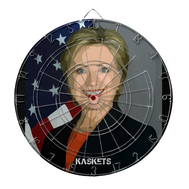 KASKETS - Clinton dart board (Front)