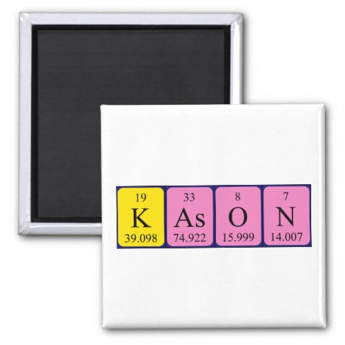 Kason periodic table name magnet