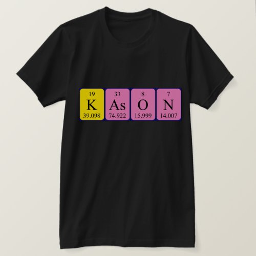Kason periodic table name shirt