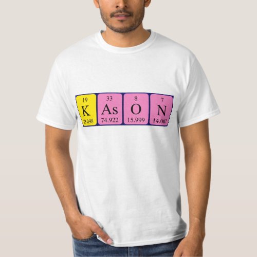 Kason periodic table name shirt