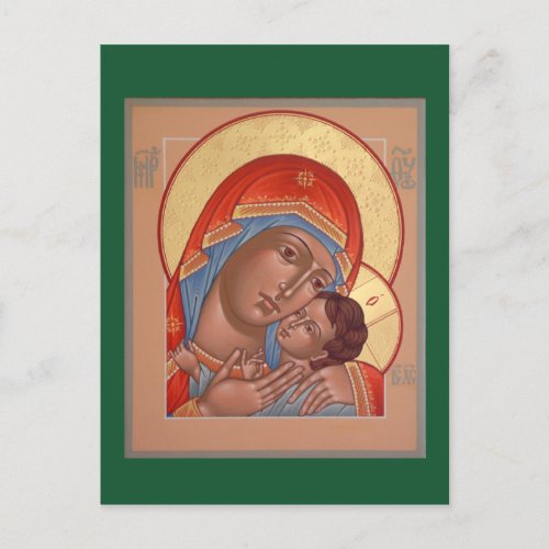 Kasperov Mother of God Postcard