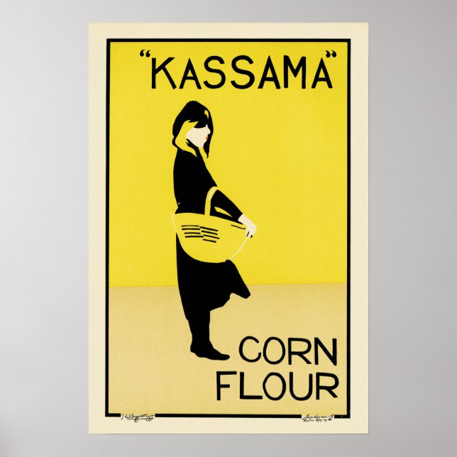 KASSAMA Corn Flour Art Poster by The Beggarstaffs (Front)