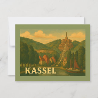 Kassel Germany City Art Postcard