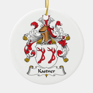 Kastner Family Crest Ceramic Ornament
