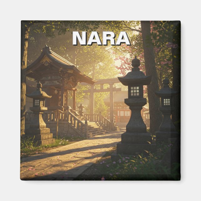 Kasuga Taisha Nara Japan Travel Magnet (Front)