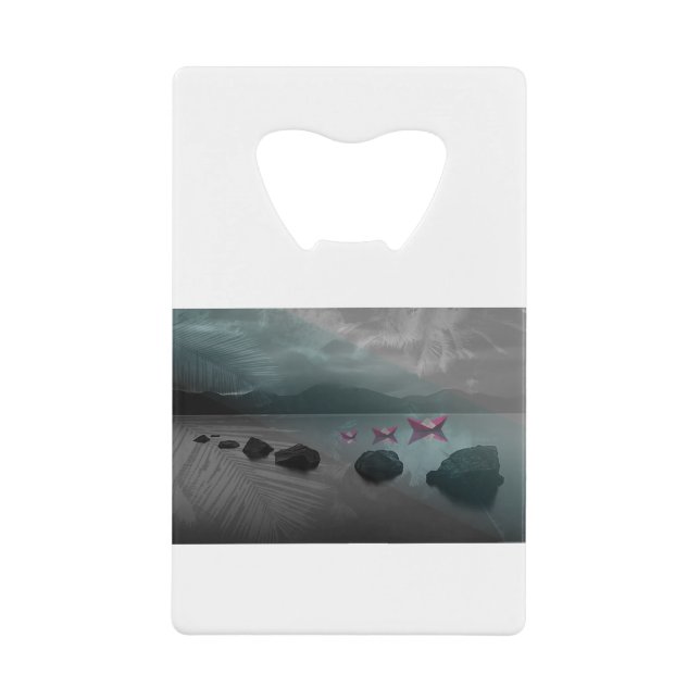 KAT11 Rocks.tif Credit Card Bottle Opener (Front)