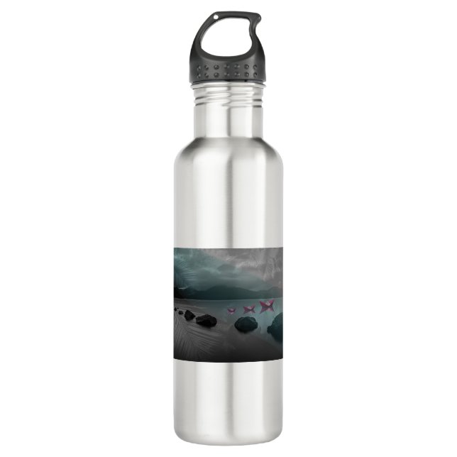 KAT11 Rocks.tif Stainless Steel Water Bottle (Front)