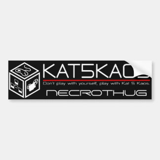 Kat 5 Kaos Bumper Sticker