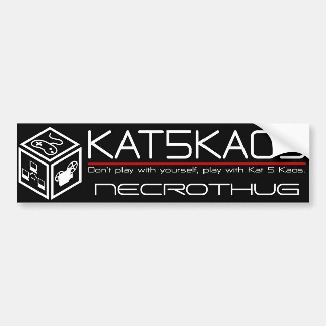 Kat 5 Kaos Bumper Sticker (Front)