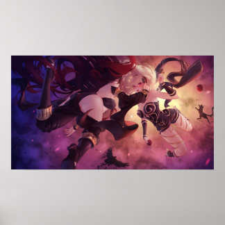 Kat and Raven Gravity rush Poster