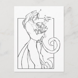 Kat Fantasy Postcard