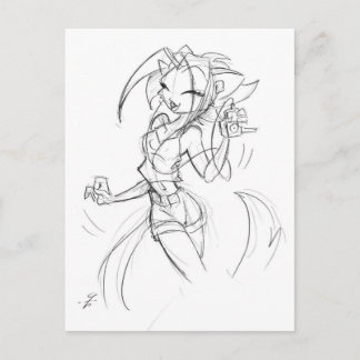 Kat IPod Postcard