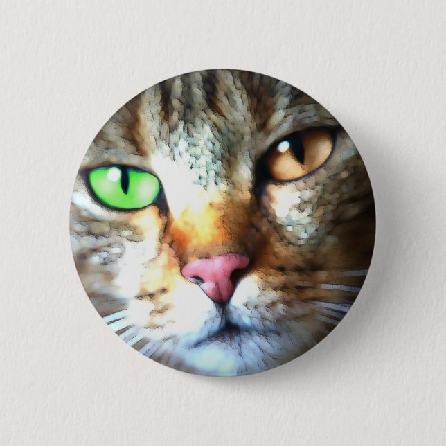 Kat Pinback Button (Front)
