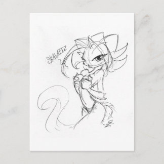 Kat Squeeze Postcard