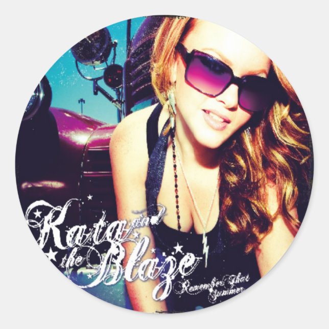 Kata & The Blaze - Remember That Summer Sticker (Front)