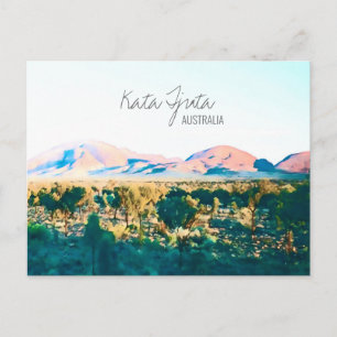 Kata Tjuta The Olgas Central Australia travel Postcard