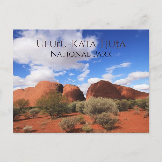  Kata Tujuta, Olgas, Uluru-Kata Tjuta NP Postcard (Front)