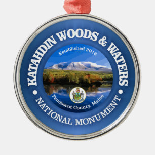 Katahdin Woods & Waters (NM) Metal Ornament
