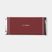 [katakana + kanji ] I love you Chocolate Hershey Bar Favors (Back)