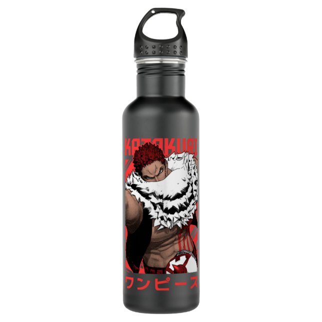 Katakuri = One Piece = Design  Stainless Steel Water Bottle (Front)