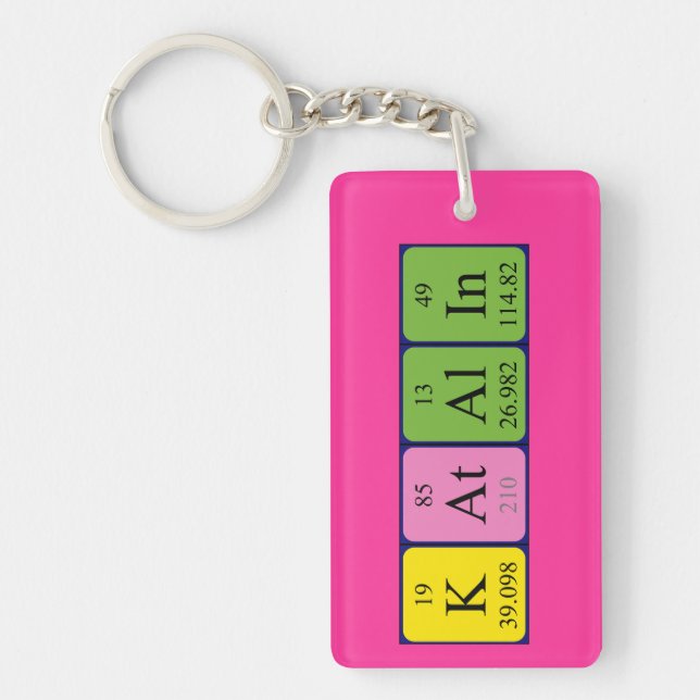 Katalin periodic table name keyring (Front)
