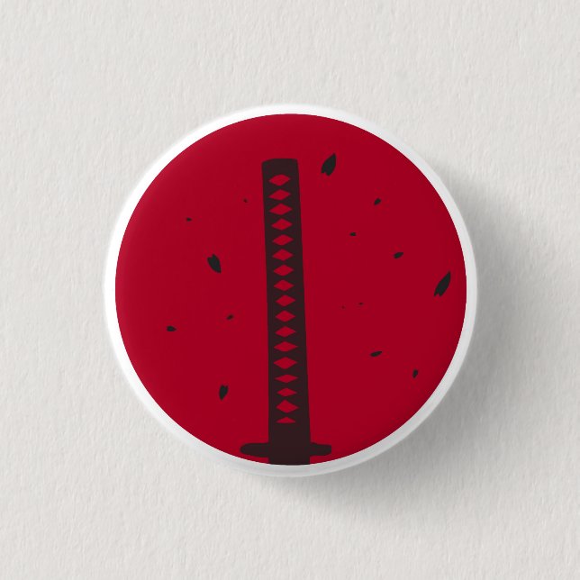 Katana Art Button (Front)