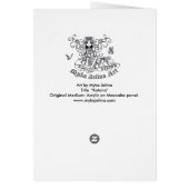 Katana Gothic Dragon Goddess Card (Back)