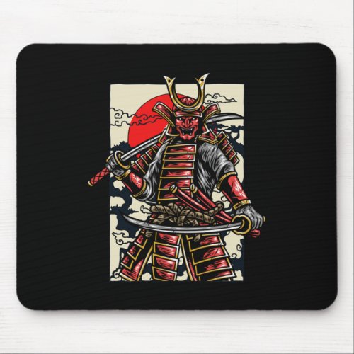 Katana Samurai Ninja Japan Shinobi Warrior Gift Mouse Pad