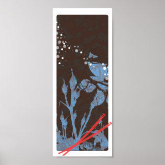 Katana Wall Scroll Poster
