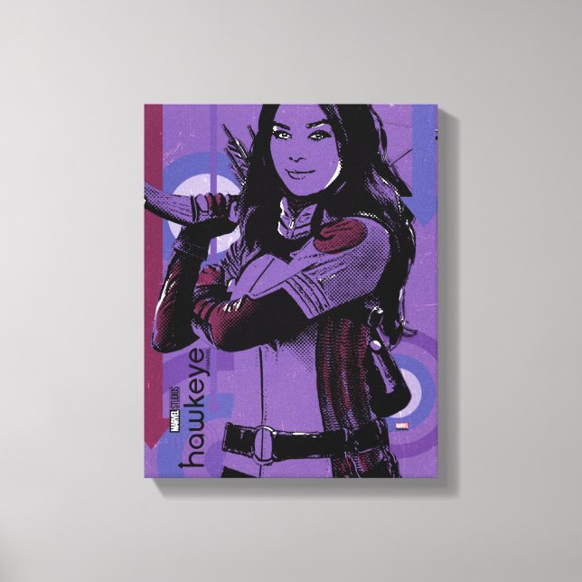 Kate Bishop Graphic Canvas Print (Front)