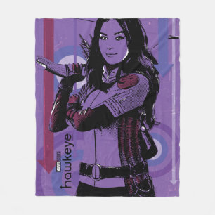 Kate Bishop Graphic Fleece Blanket