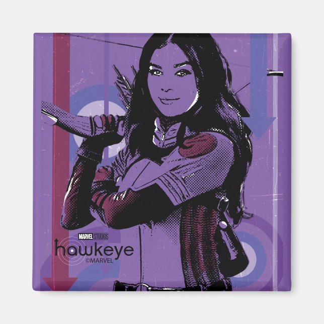 Kate Bishop Graphic Magnet (Front)