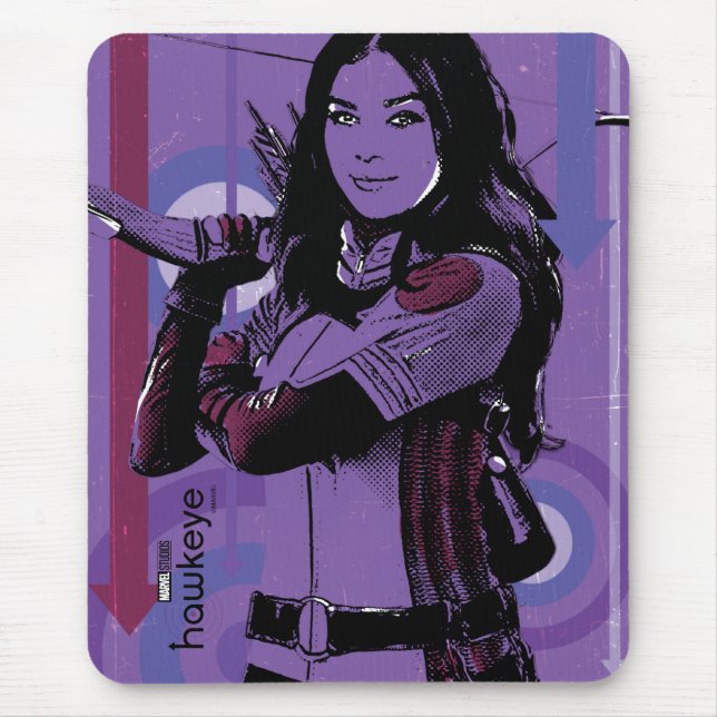 Kate Bishop Graphic Mouse Pad (Front)