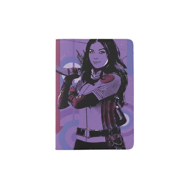 Kate Bishop Graphic Passport Holder (Front)