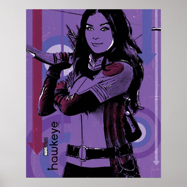 Kate Bishop Graphic Poster (Front)