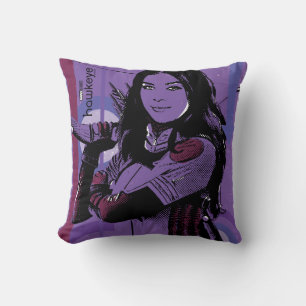 Kate Bishop Graphic Throw Pillow