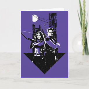 Kate Bishop & Hawkeye Arrow Graphic Card
