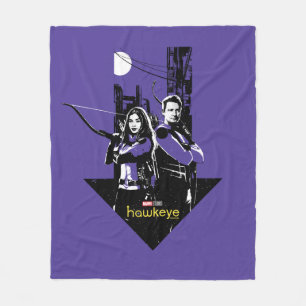 Kate Bishop & Hawkeye Arrow Graphic Fleece Blanket